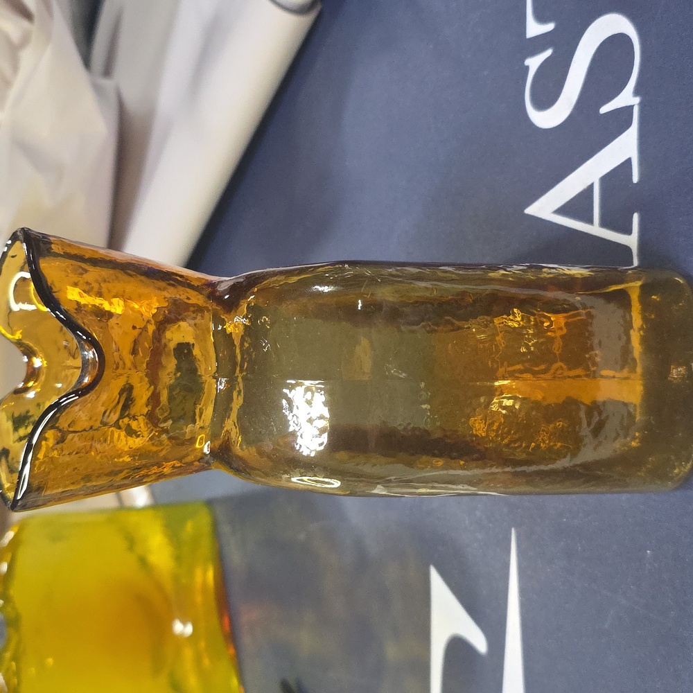 Blenko Topaz Water Bottle 2002 - Picture 4 of 10